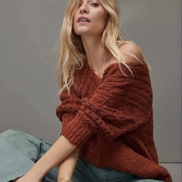 Anthropologie Sweaters - Pilcro Luna Pointelle Tunic Sweater